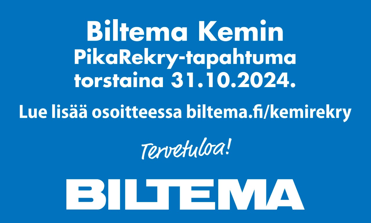 Bilteman PikaRekry -tapahtuma järjestetään yhteistyössä Pointin kanssa 31.10. klo 10-16.